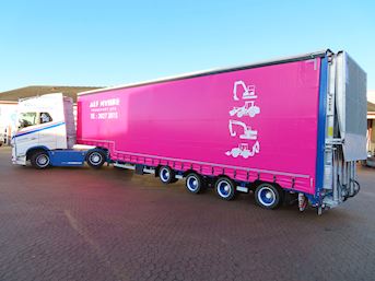 Wiese gardintrailer til Alf Myhre Transport ApS 