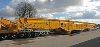 Goldhofer High Girder Bridge Modular trailer