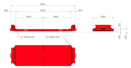 Goldhofer Lowbed 8000+5000 170 t Blokvognsmodul