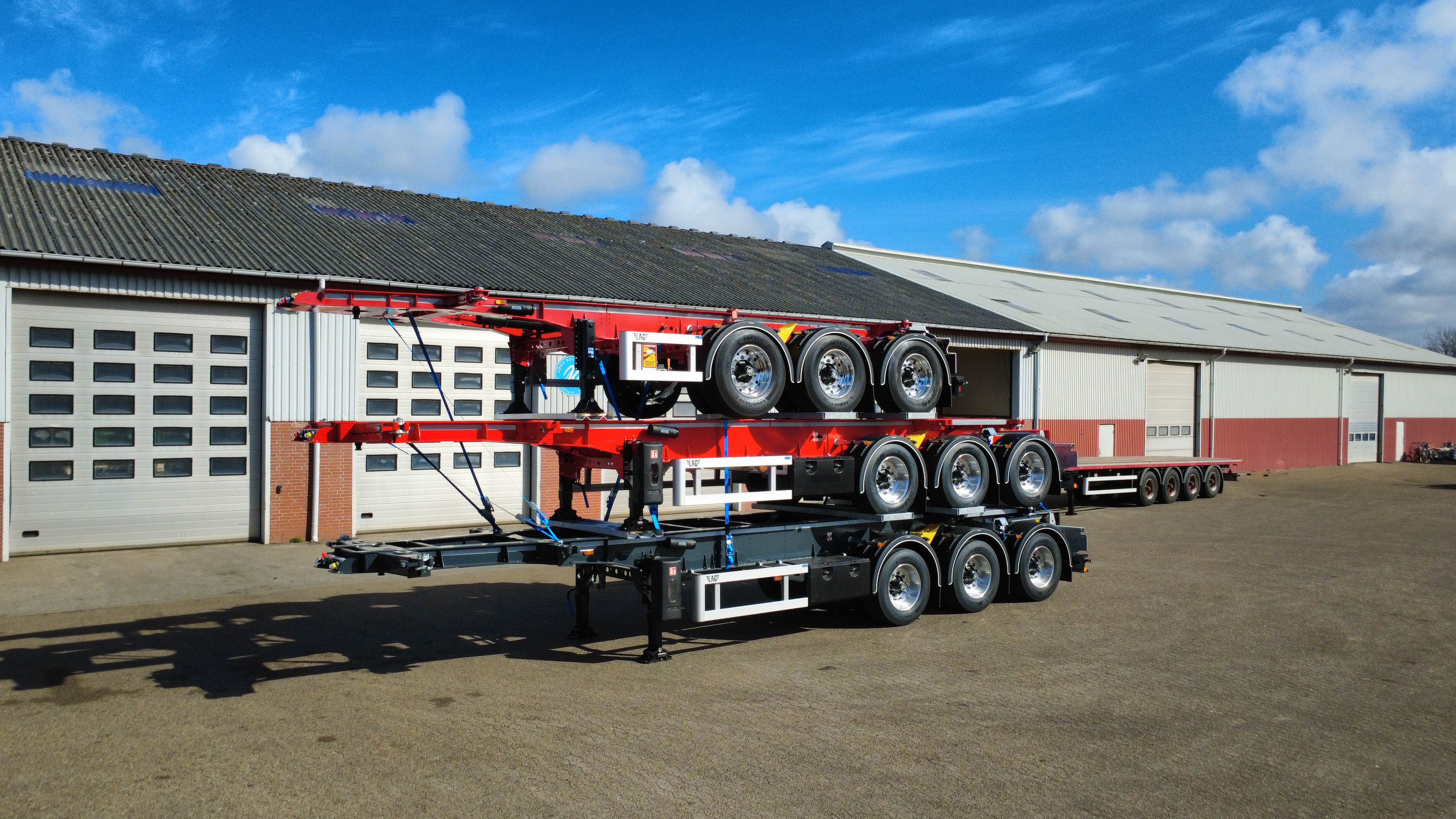 LAG 30+20 fods containerchassis Chassis - Jørn Bolding A/S
