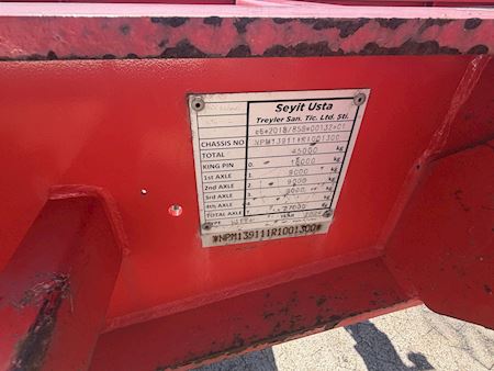 Seyit Usta 40 fods tip-containerchassis Chassis